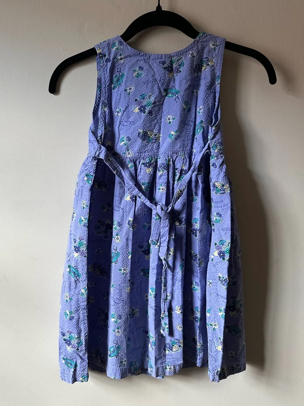 Vintage OshKosh Summer Sun Dress Violets Garden